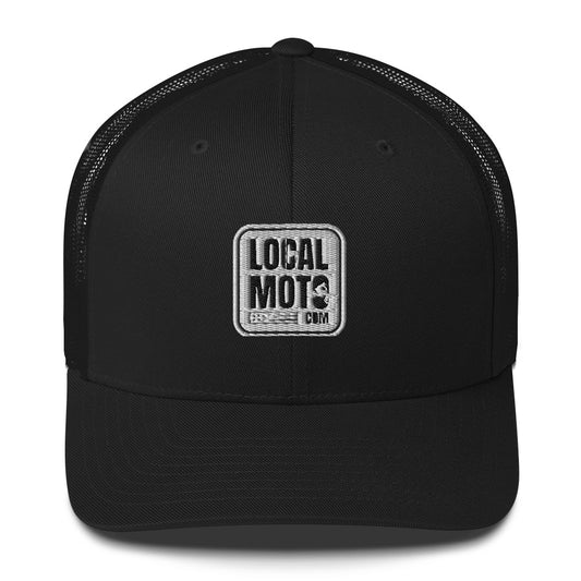 Local Moto Trucker Cap Black